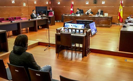 Gómez, en la Audiencia Provincial de Álava. 