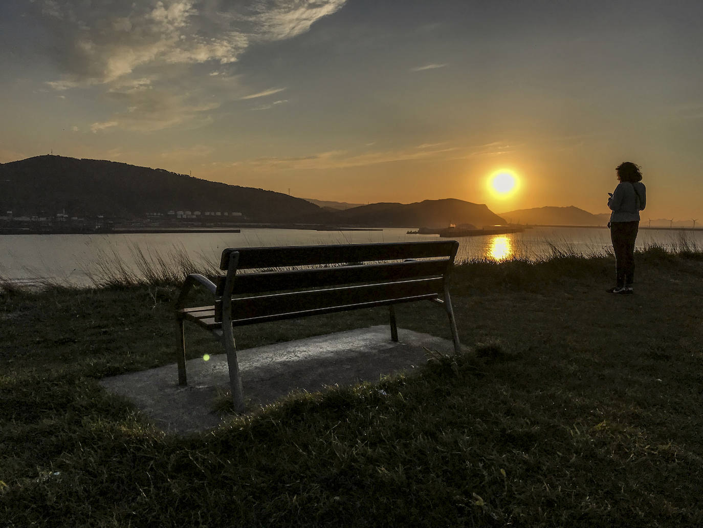 Atardecer en la Galea. 