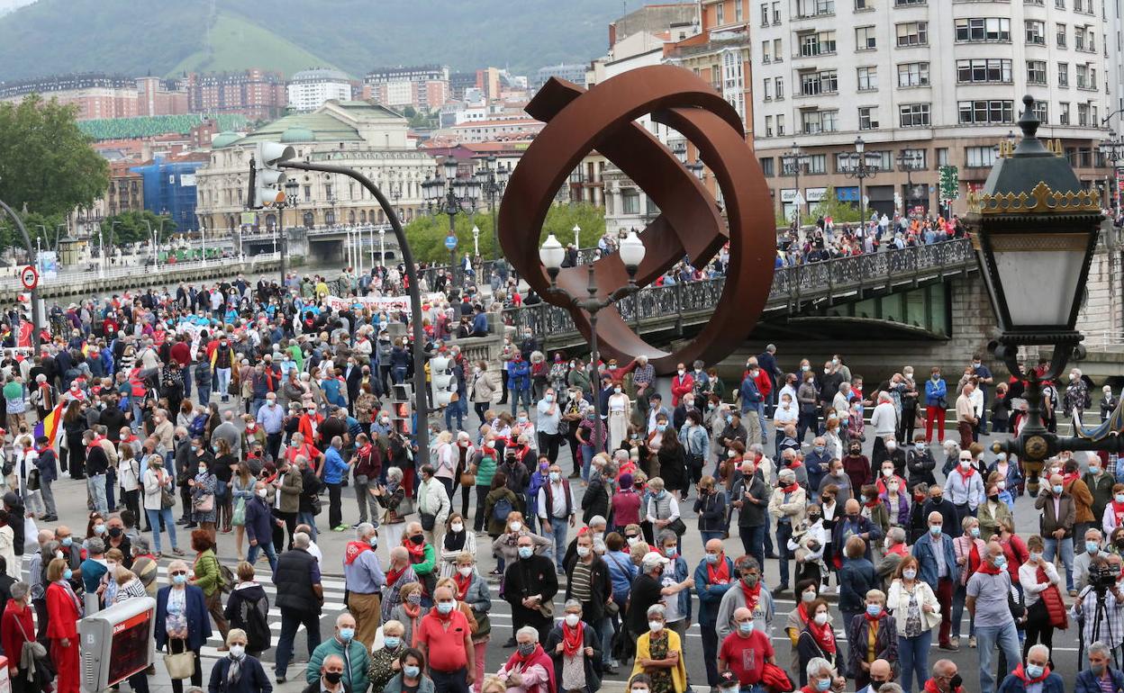 Los pensionistas vascos vuelven a tomar la calles para luchar contra los recortes