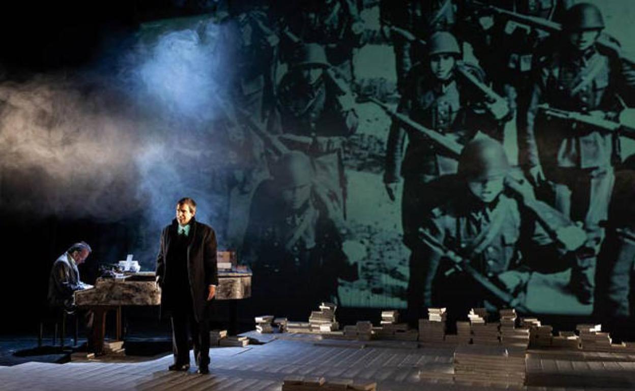 Iñaki Rikarte en 'De Gernika a Nueva York pasando por Berlín', la producción vasca con más candidaturas. 