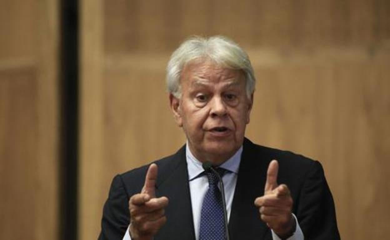 El expresidente del Gobierno Felipe González. 