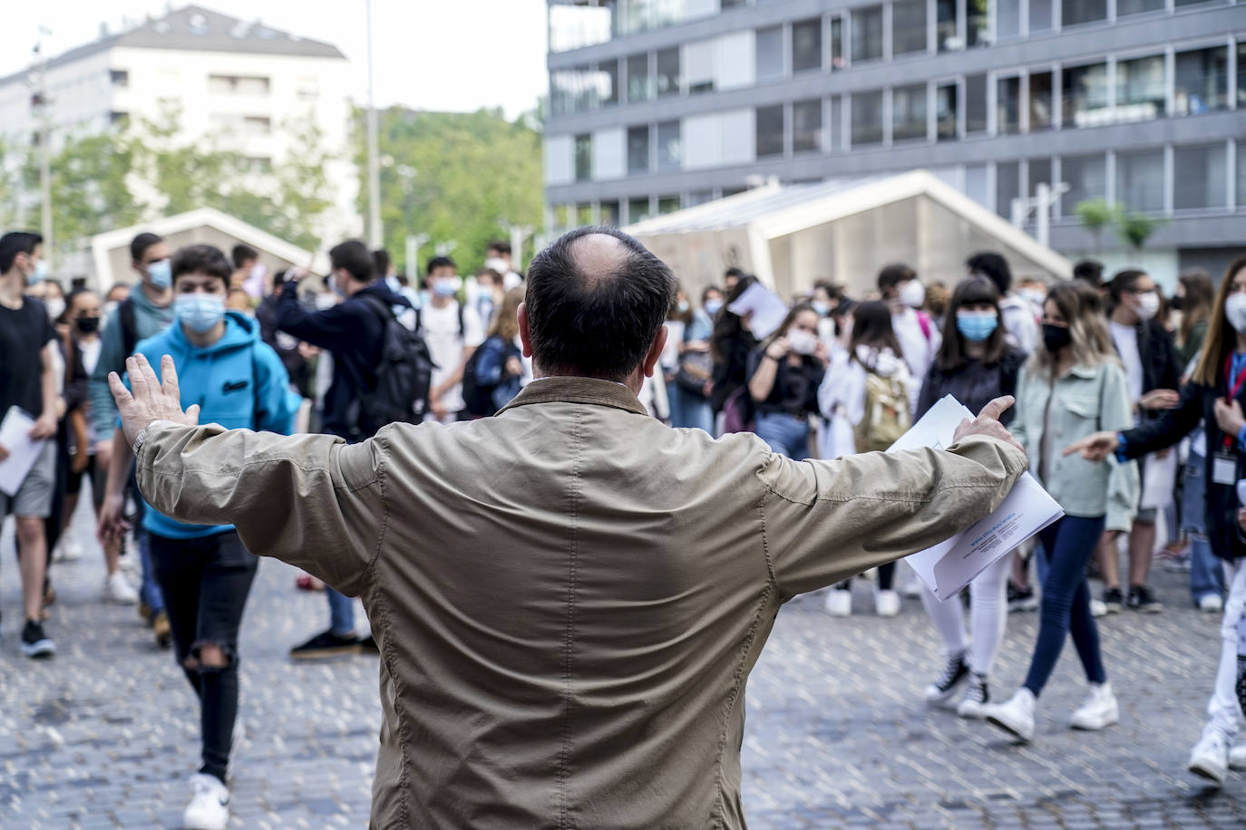 Fotos: Primera jornada de la Selectividad 2021 en Álava