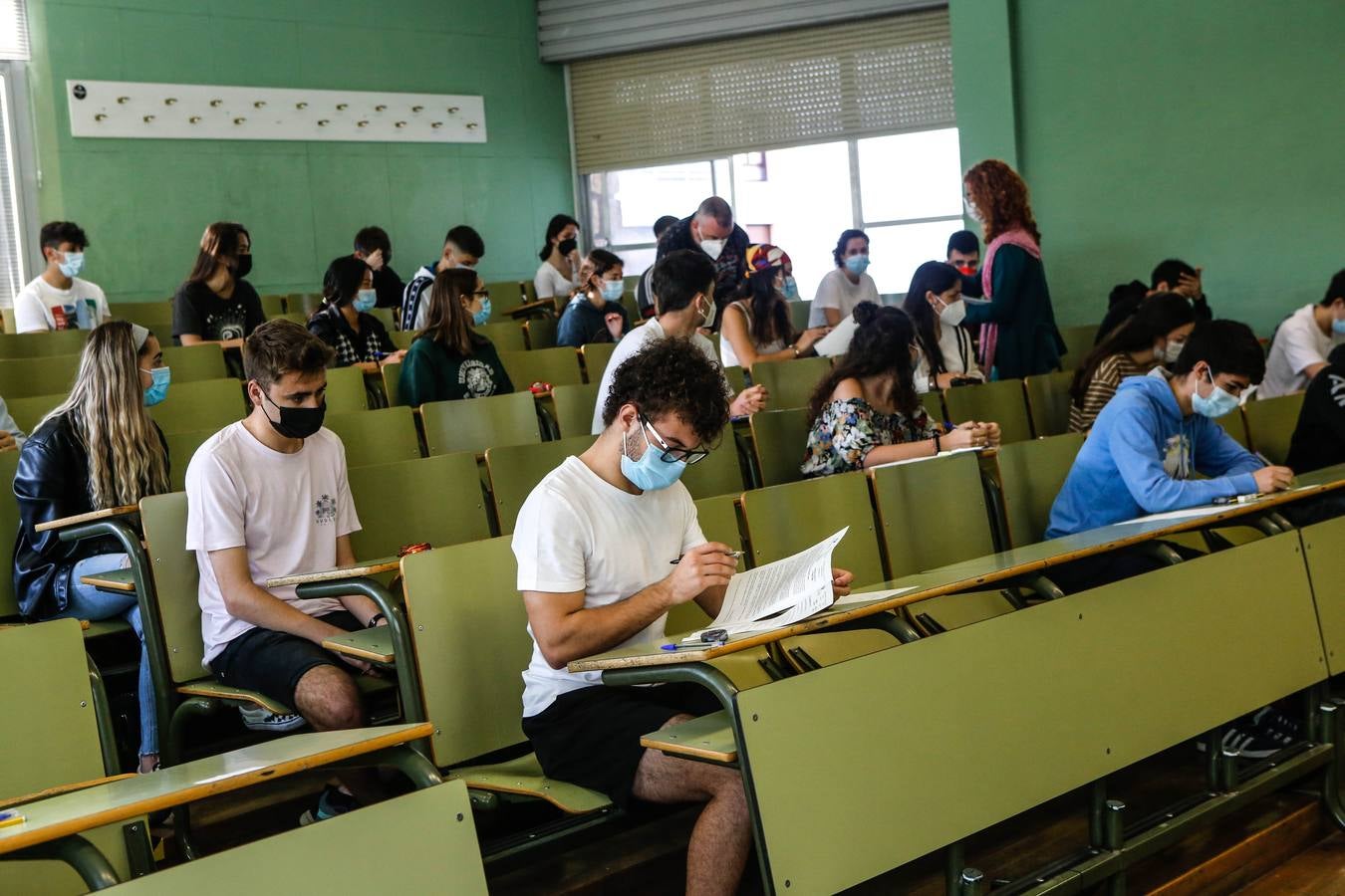 Fotos: Primera jornada de la Selectividad 2021