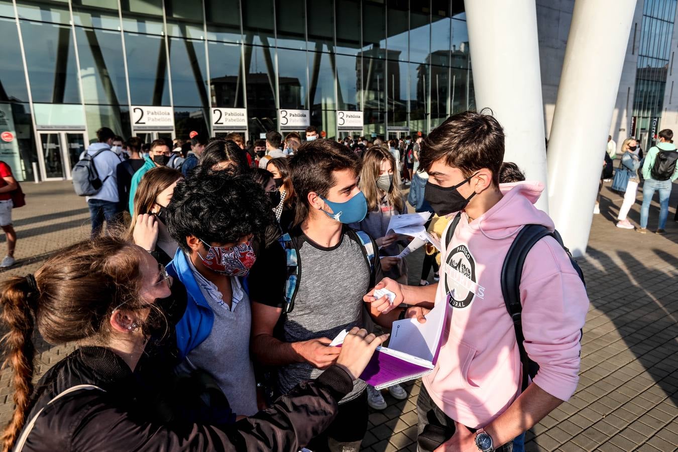 Fotos: Primera jornada de la Selectividad 2021