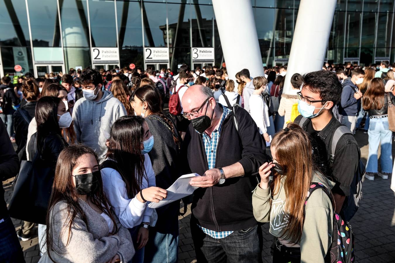Fotos: Primera jornada de la Selectividad 2021