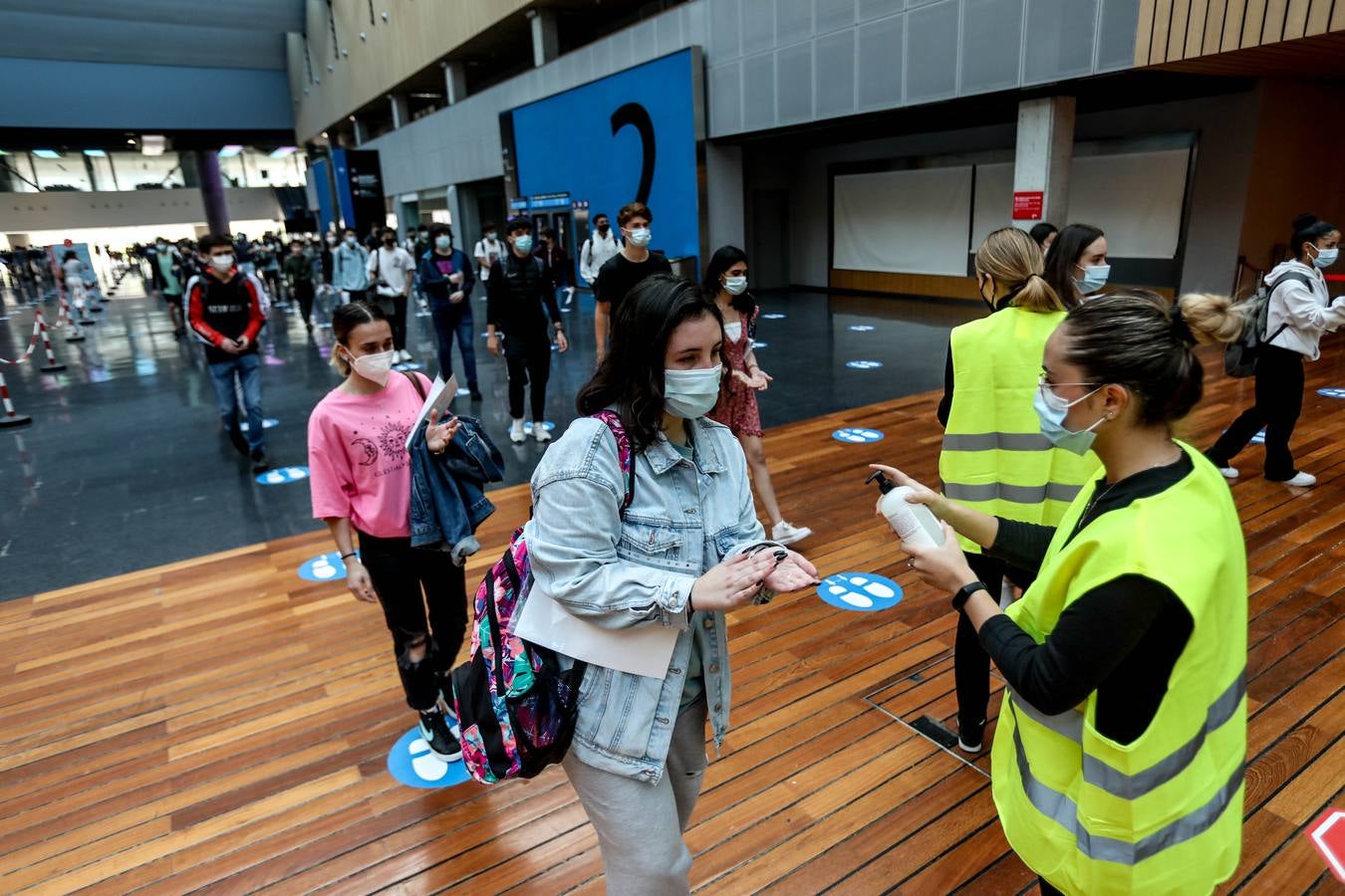 Fotos: Primera jornada de la Selectividad 2021