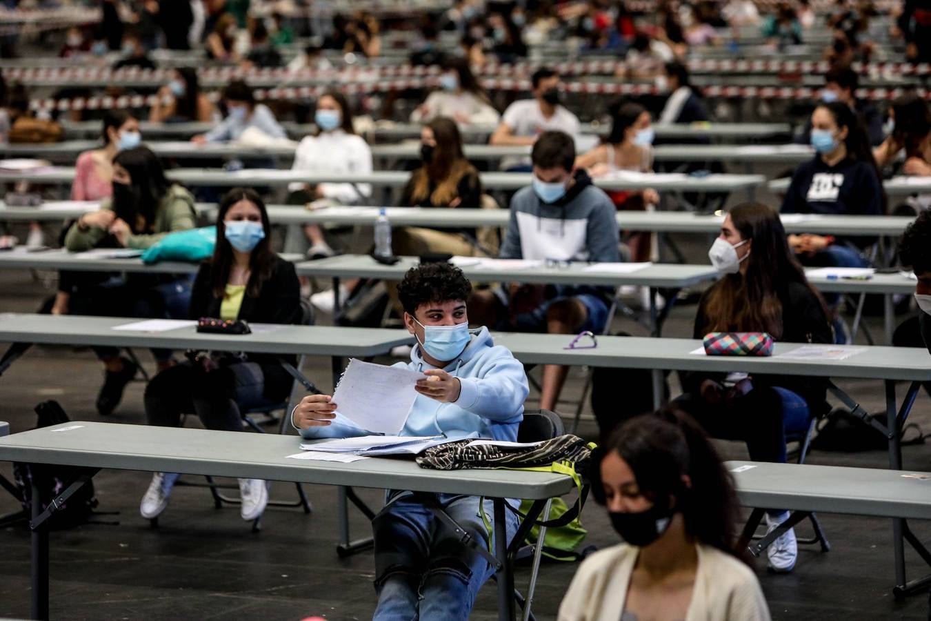 Fotos: Primera jornada de la Selectividad 2021