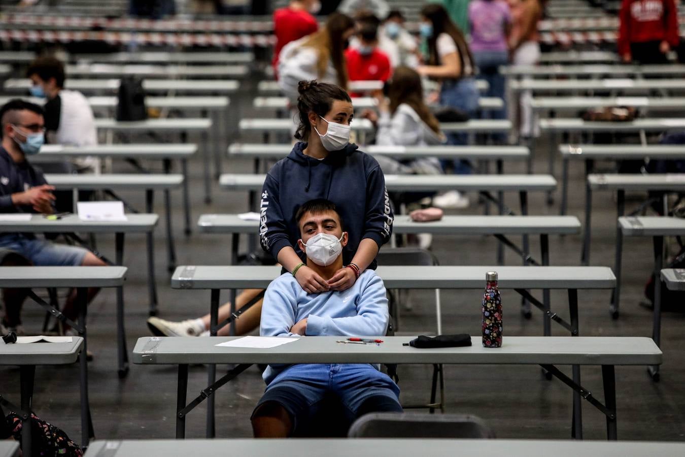 Fotos: Primera jornada de la Selectividad 2021