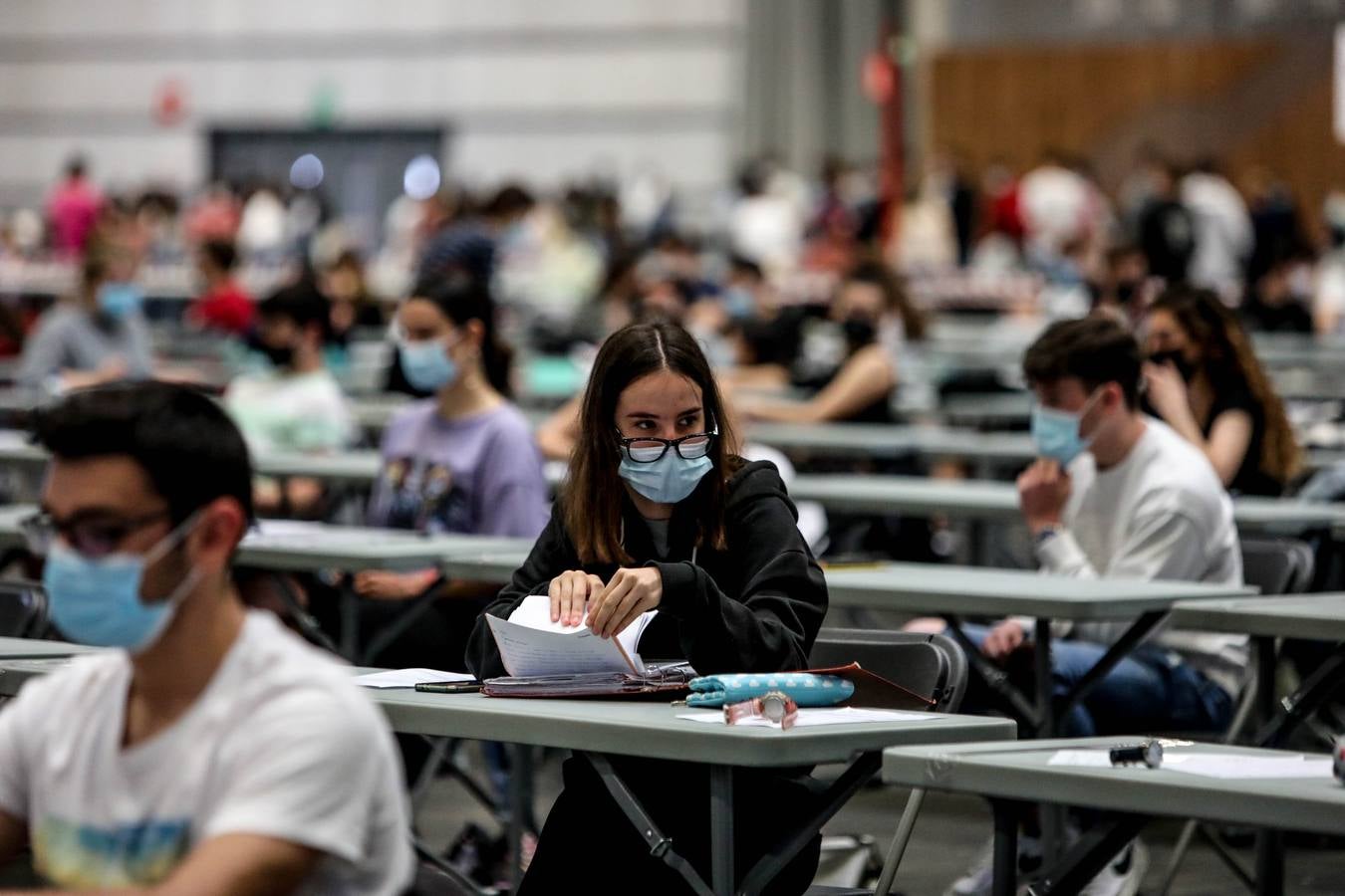 Fotos: Primera jornada de la Selectividad 2021