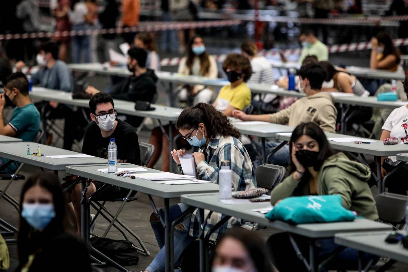 Fotos: Primera jornada de la Selectividad 2021