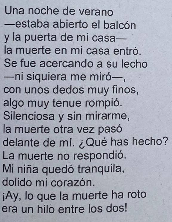 Poema de Antonio Machado que ha caído en el exámen de Lengua Castellana. 