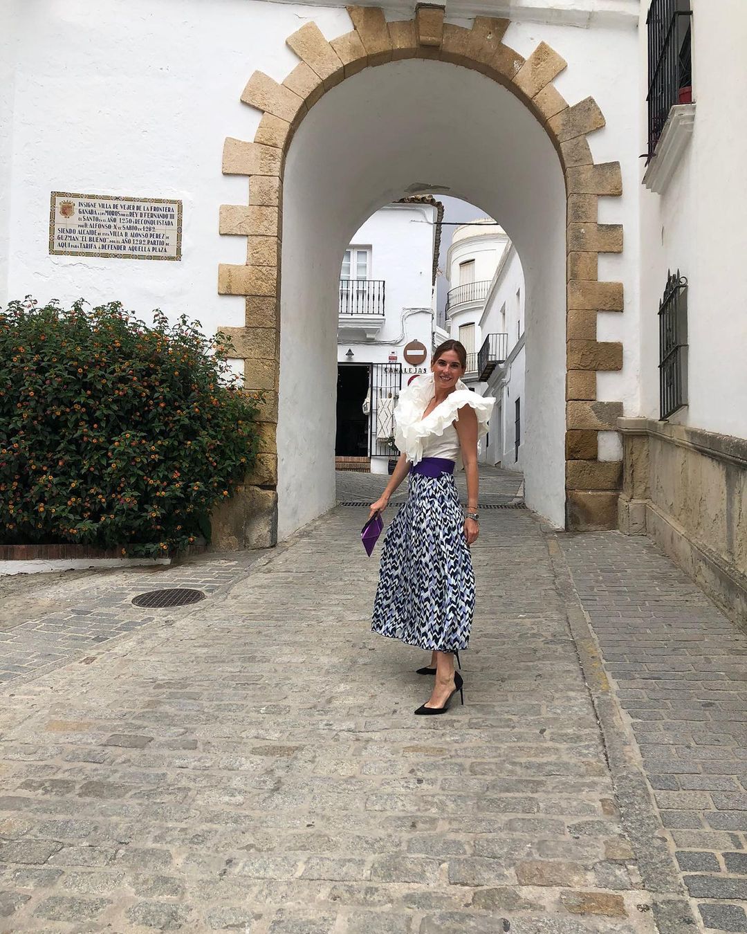 Lourdes Montes, mujer de Fran rivera, de boda en Vejer.