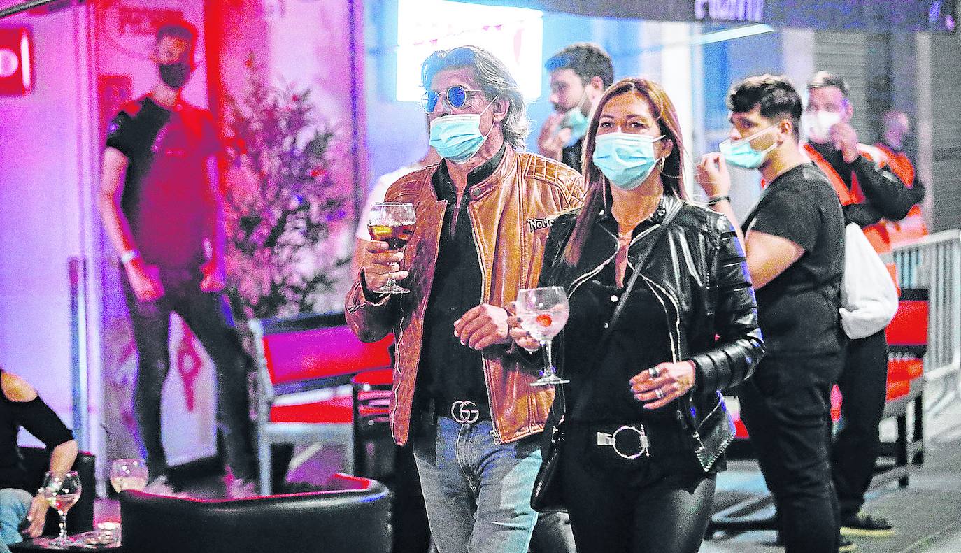 Sitges realizó hace unas semanas un ensayo de ocio nocturno frente al covid.