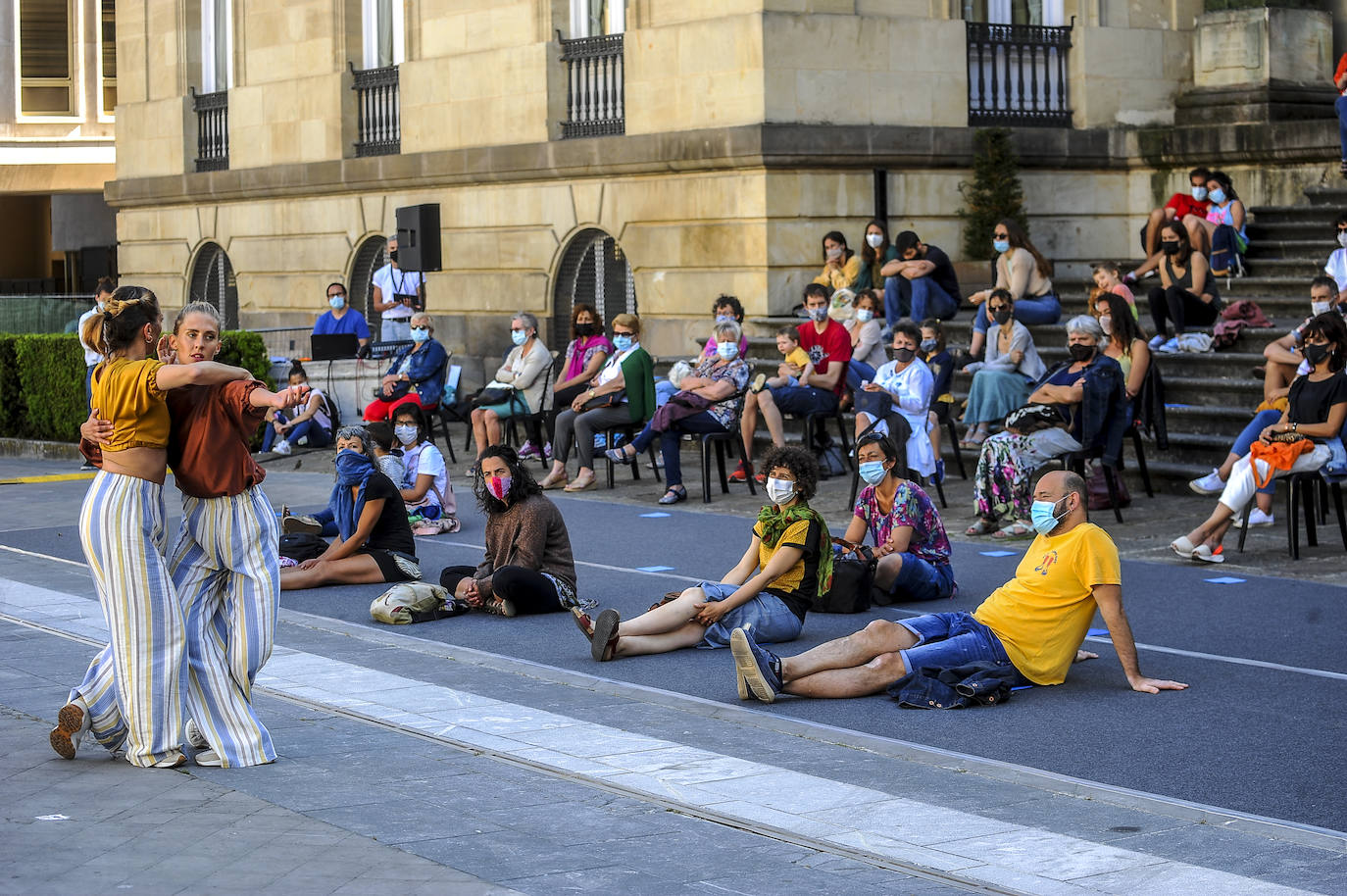 'Muda' de Proyecto Larrua en la Plaza de La Provincia