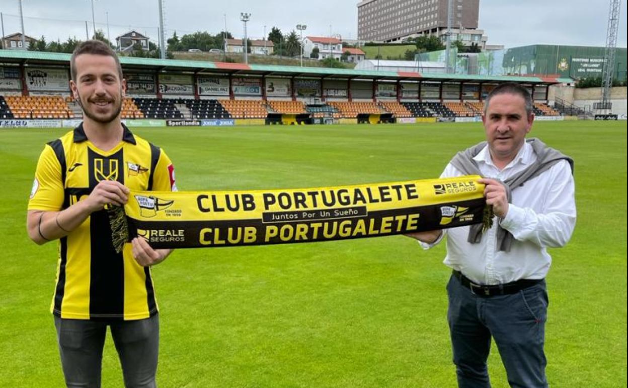 El Portugalete se estrena en el capítulo de fichajes con Munilla