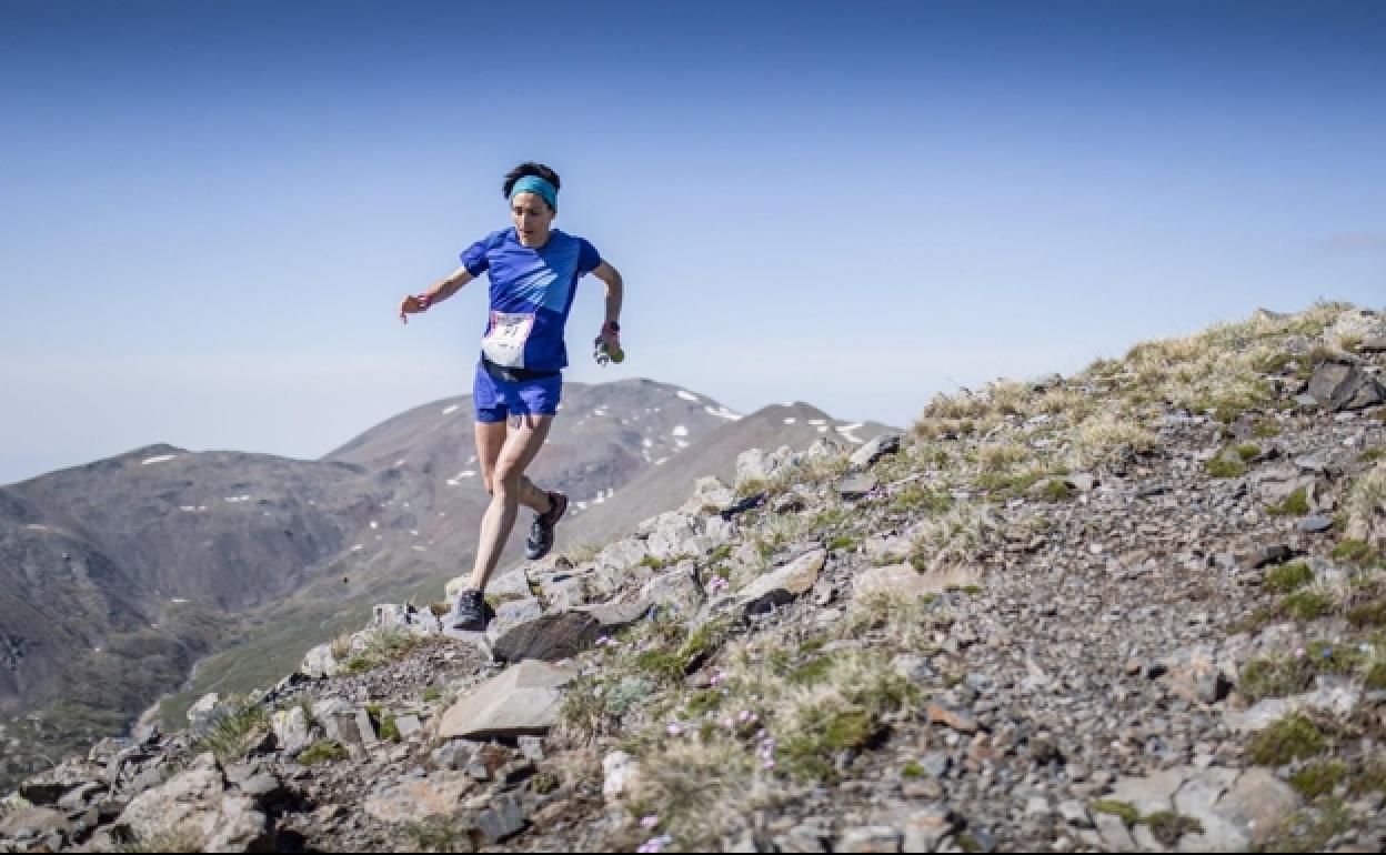 Oihana Kortazar disputando la prueba catalana este domingo. 
