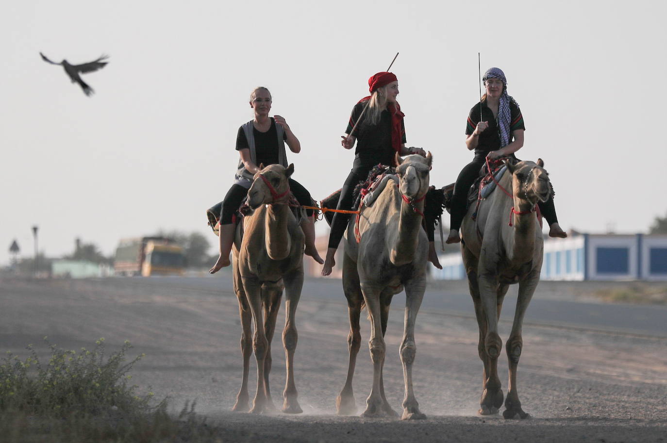 La alemana Linda Krockenberger, en el centro, es la fundadora de la escuela. 