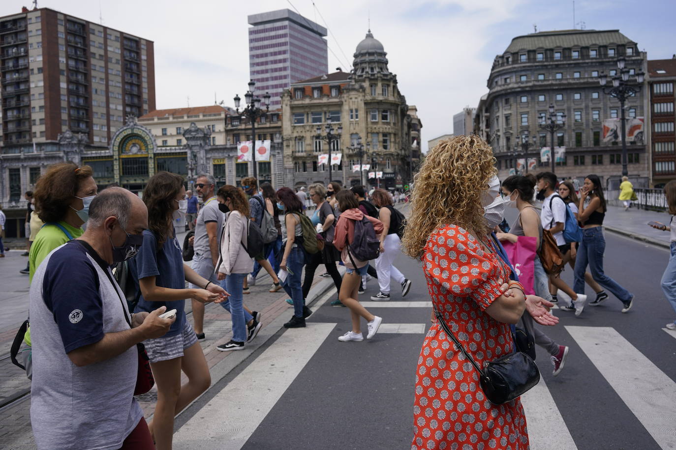 Fotos: Directo: Bizkaia se quita la mascarilla