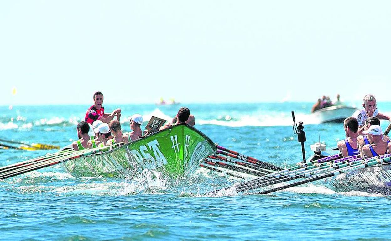 Santurtzi y Hondarribia se jugaron la Eusko Label Liga las dos últimas jornadas en Bermeo y Portugalete la pasada campaña. 