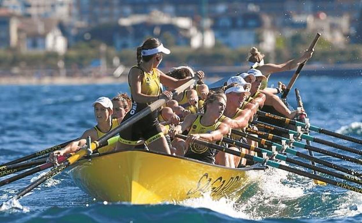 Orio en la disputa de la Bandera de la Concha. 