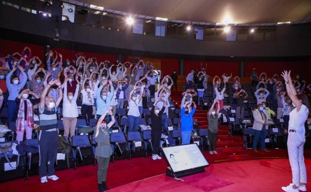 Un momento de la jornada Más 60 Activo en el Palacio Europa.