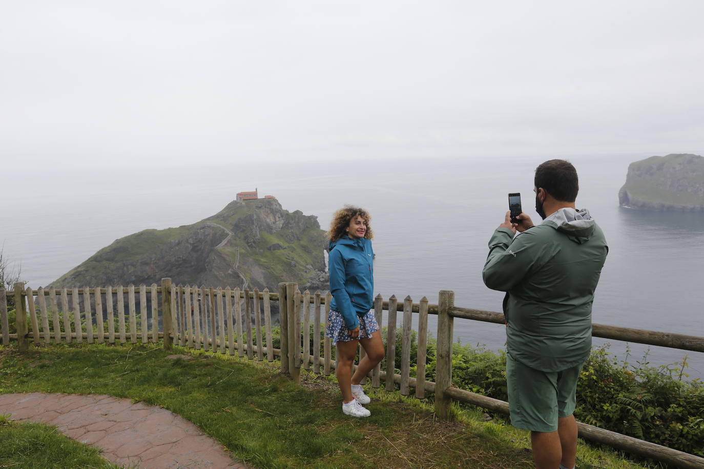 Fotos: Reinauguración parcial de San Juan de Gaztelugatxe