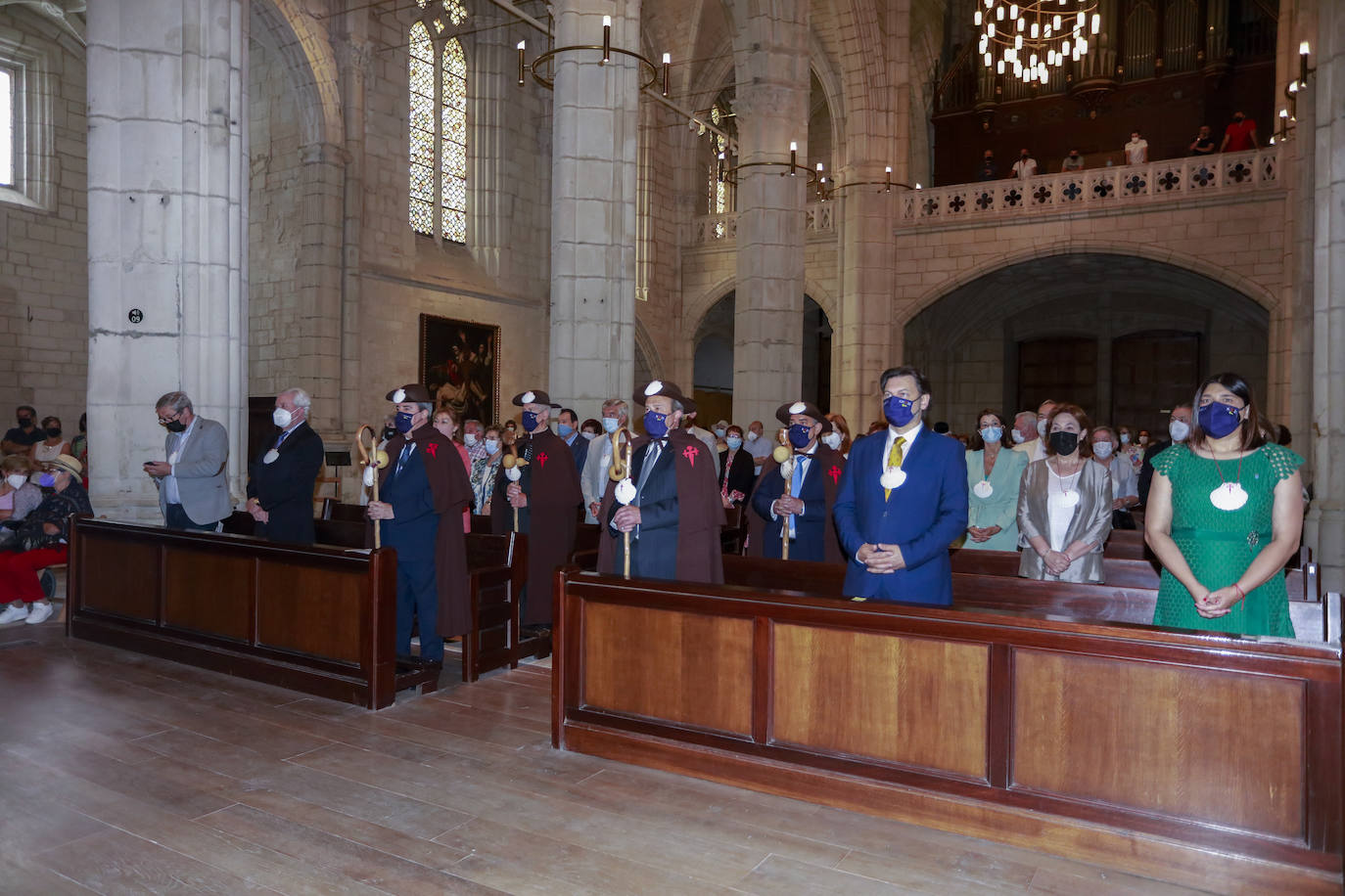 Fotos: La Catedral de Santa María de Vitoria abre la Puerta Santa con motivo del Año Xacobeo