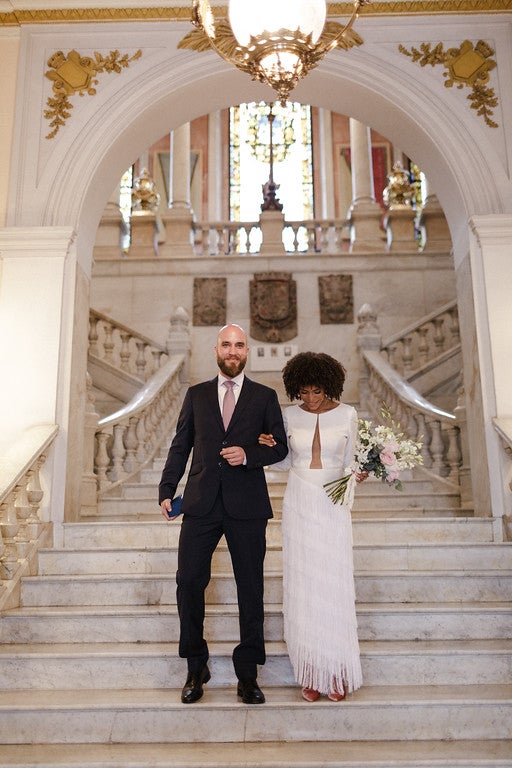 Fotos: La boda de Sonji e Iker en el Ayuntamiento de Bilbao