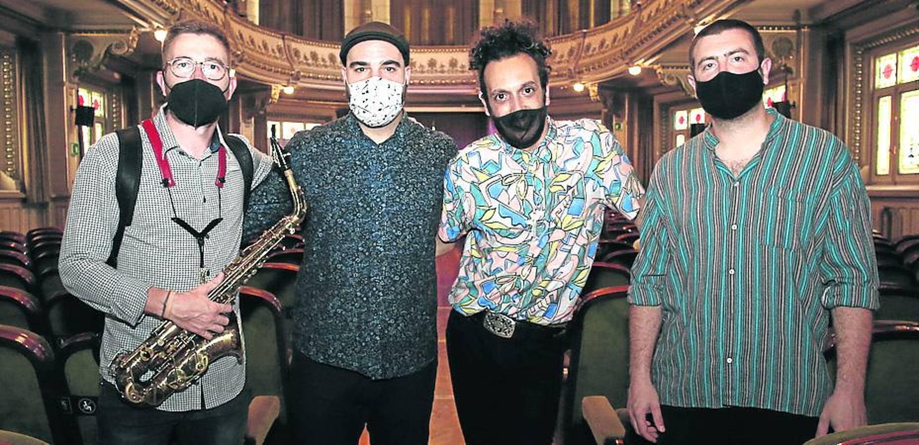 Roberto Nieva, David Ruiz, Aritza Castro y Marcos Salcines. 