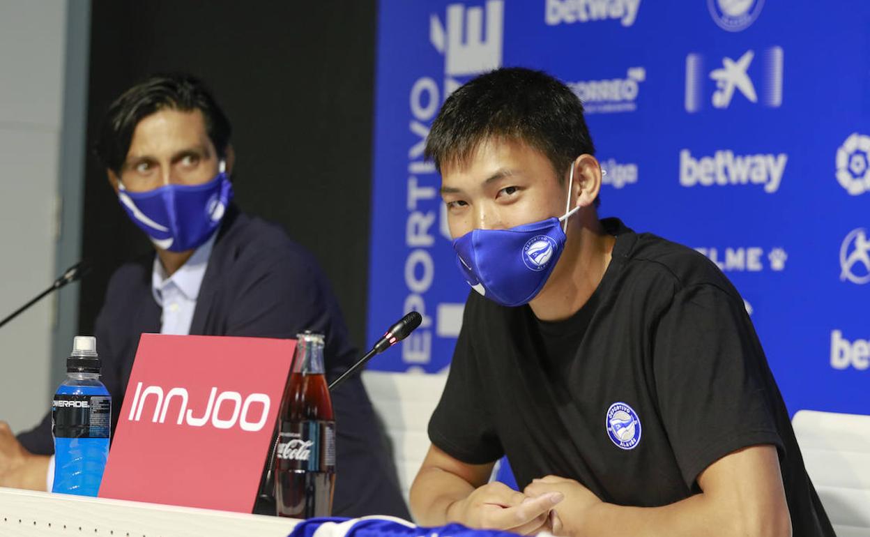 Hara, durante su presentación. 