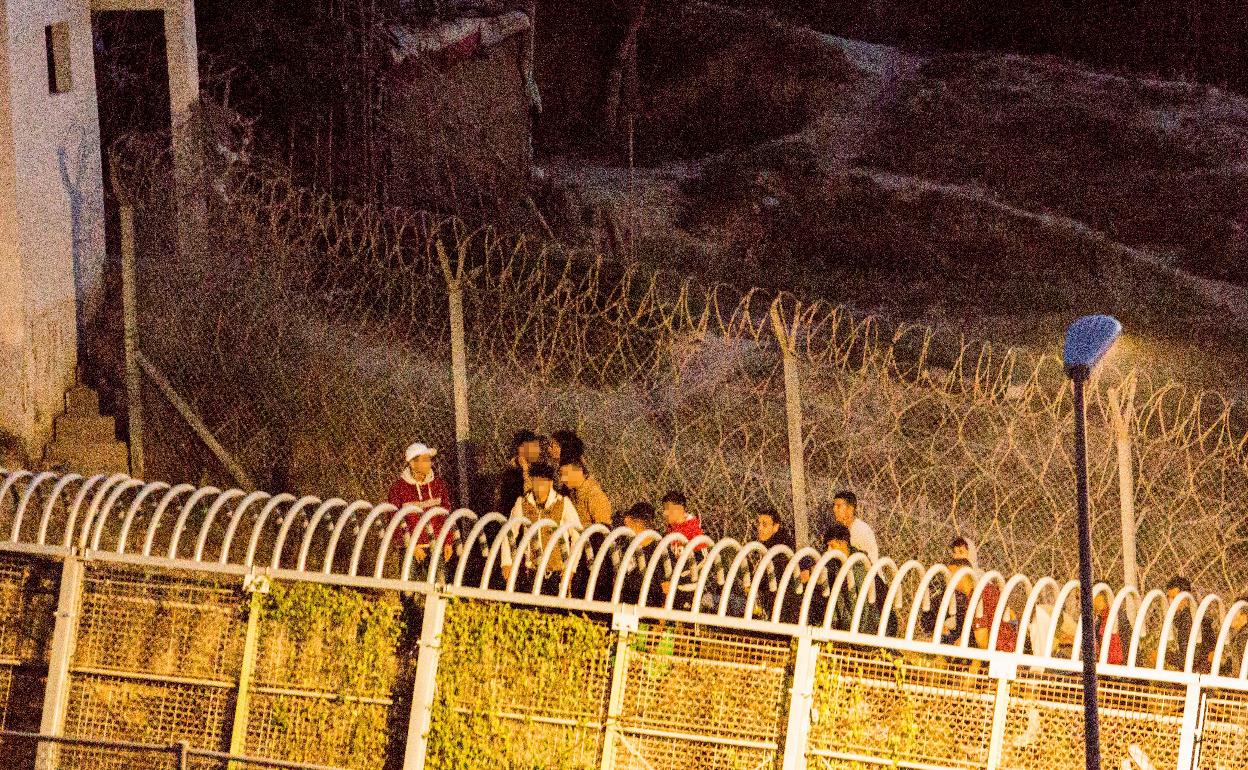 Intento de salto a la valla de Melilla.