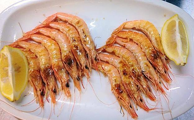 Gambas de Huelva.