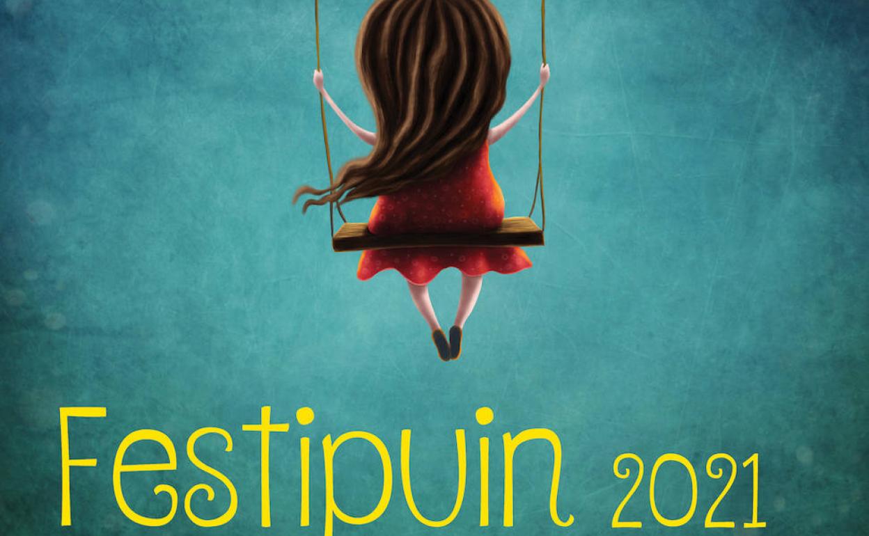 Cartel del primer festival de cuentos del jardín de Santa Catalina. 