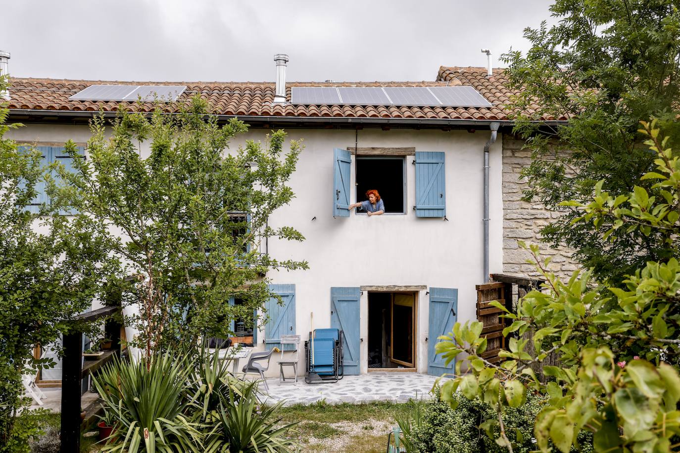 Alojamiento rural Ulle Gorri, en Untza-Apregindana. Es el proyecto de vida de Ana Villanueva e Iñaki Belaustegigoitia.