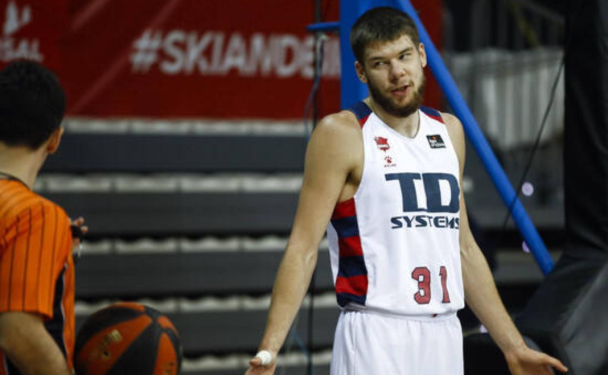 Rokas Giedraitis fue el máximo anotador del Baskonia la pasada temporada