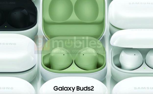 Diseño hipotético de los Galaxy Buds 2