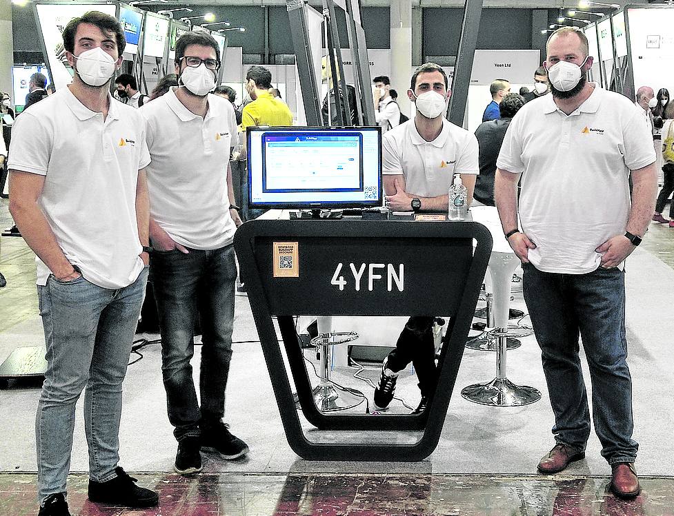 El stand de Hodeia Digital en el Mobile World Congress de Barcelona. 