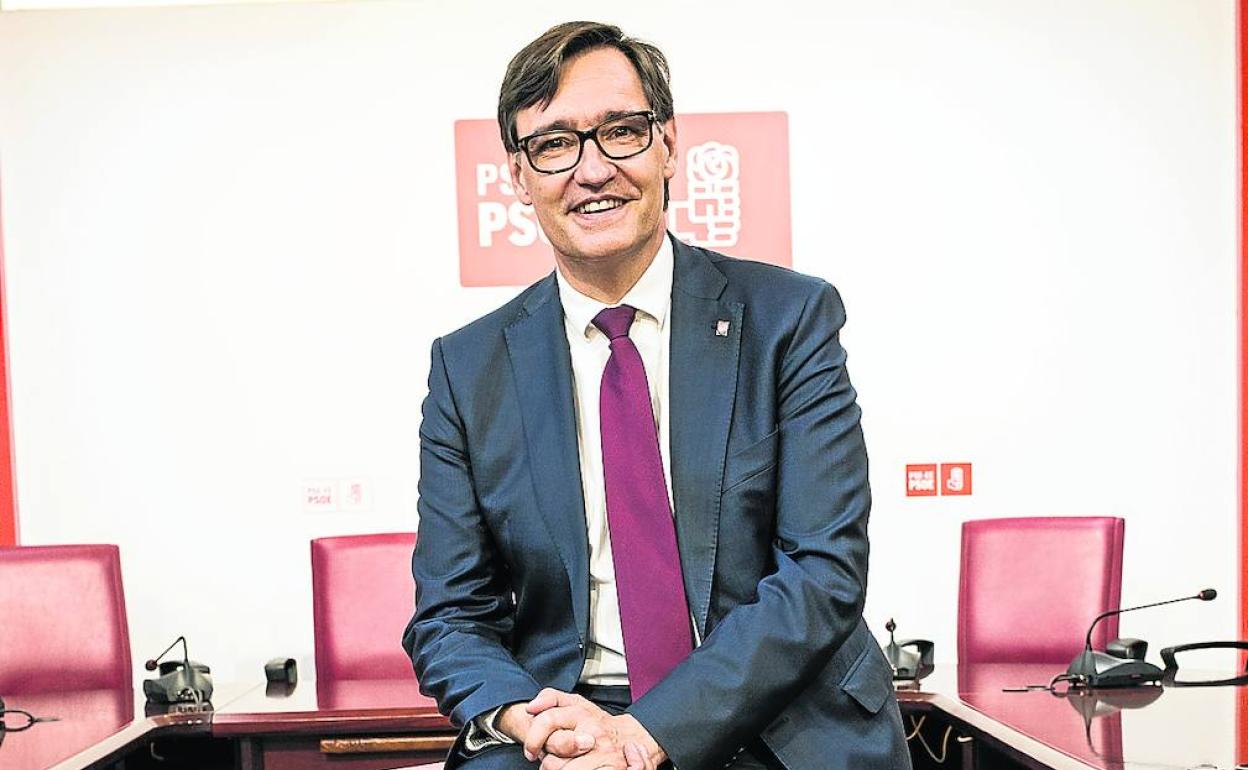 Illa visitó la sede del PSE en Bilbao el lunes para reunirse con la vicelehendakari Idoia Mendia. 