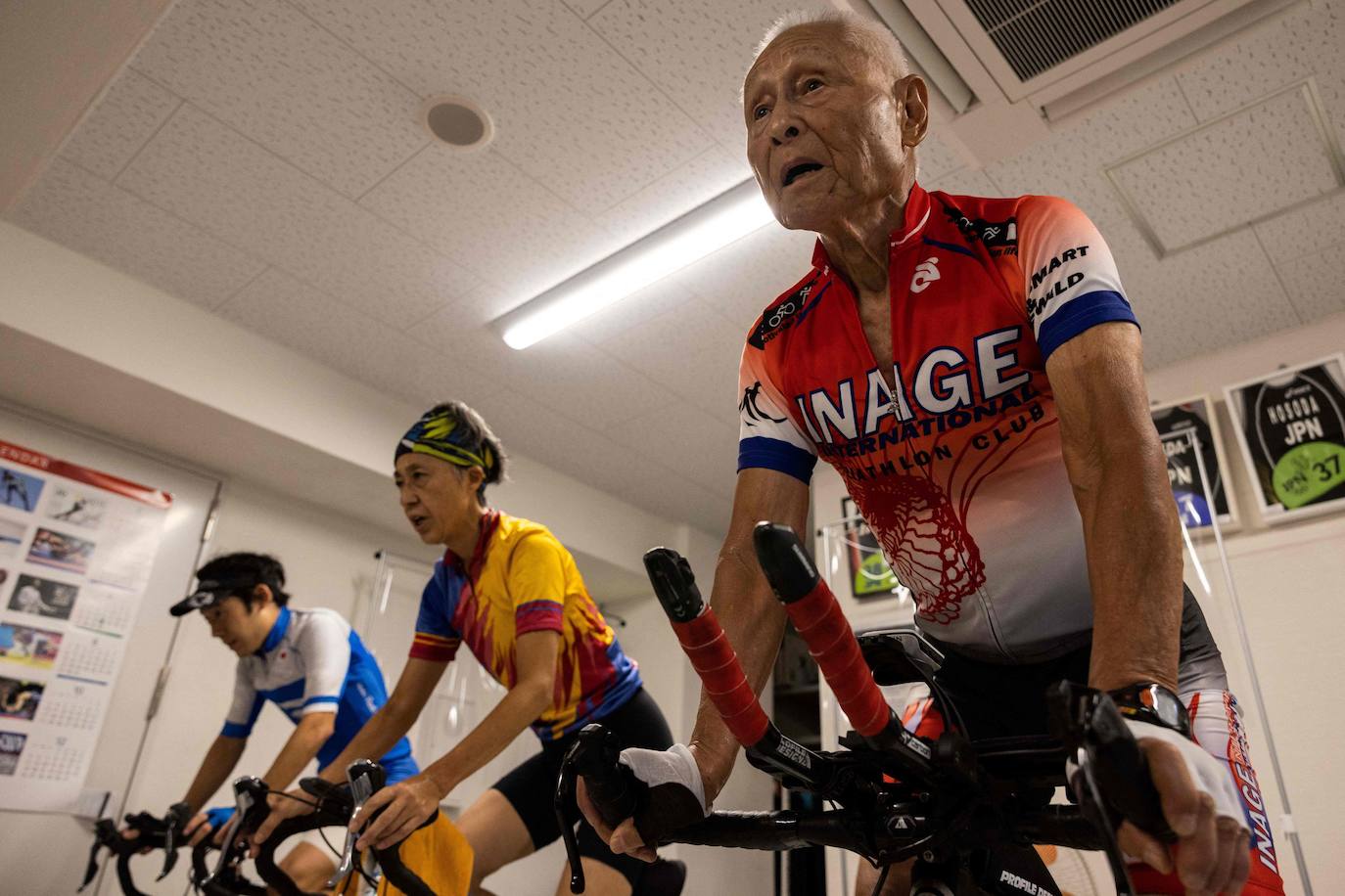 Fotos: Un japonés de 88 años está preparando el Ironman viendo los Juegos de Tokio