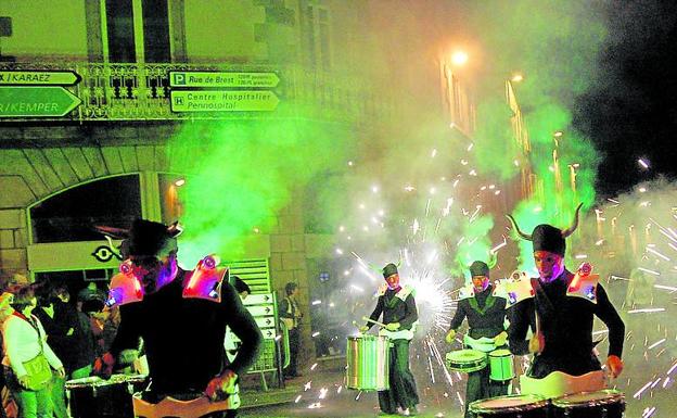 'Bande Déplacée' en la ciudad francesa de Morlaix. 