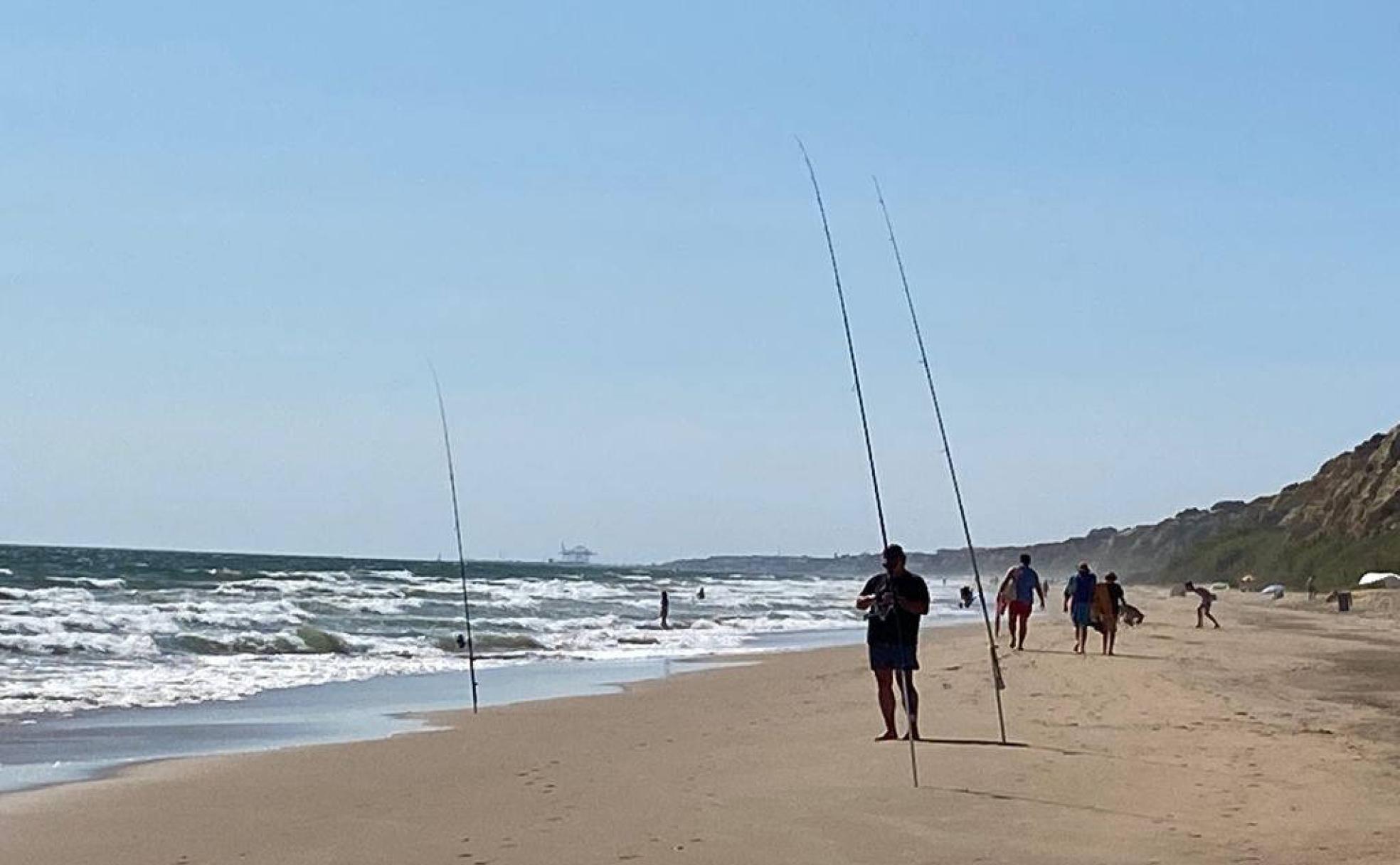 La playa orro del Oro, en Doñana. 