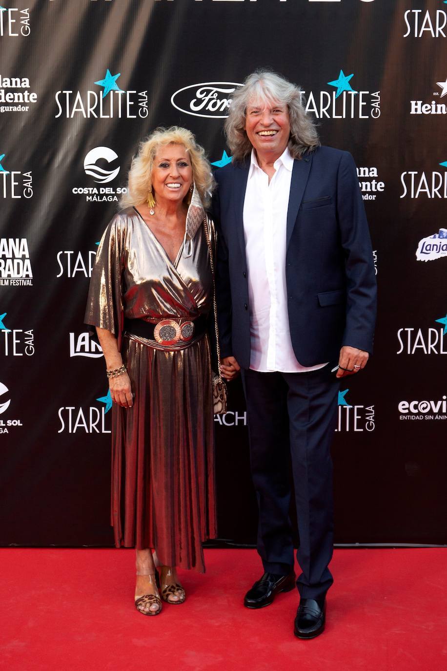 El cantaor José Mercé y su esposa Mercedes García