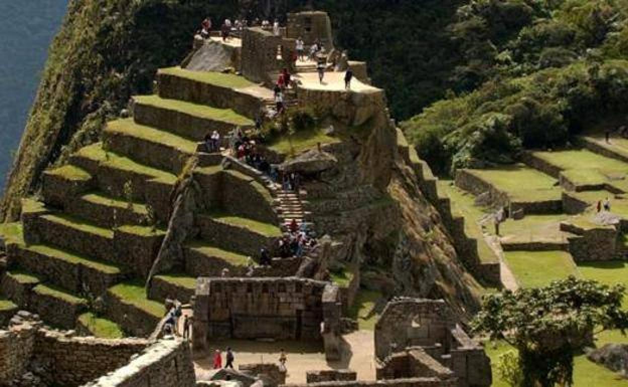 Vista del Machu Picchu, Perú.