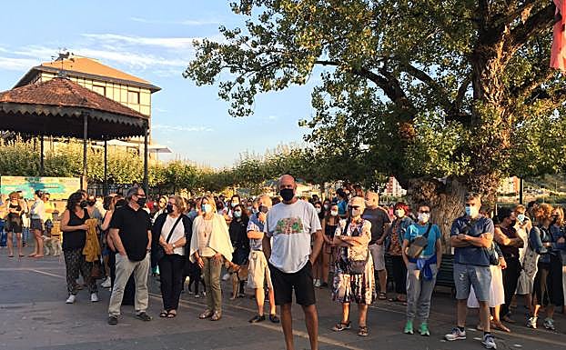 Concentración en Plentzia.