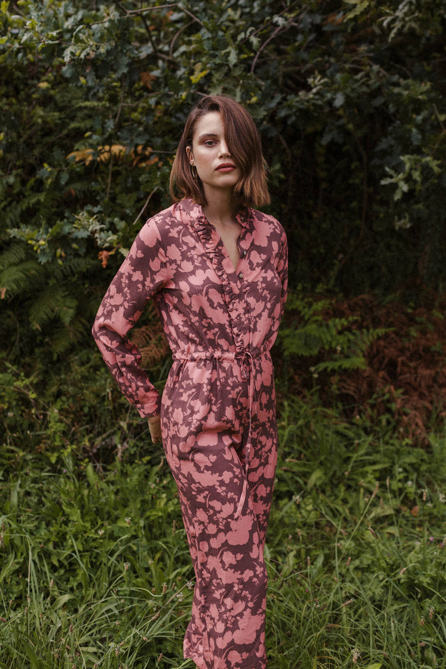 Mono de manga larga bicolor de la firma bilbaína Triana By C. Disponible en su tienda de la calle Rodríguez Arias, número 39. Cuesta 229 euros. 