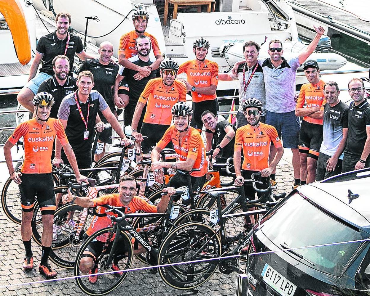 Equipo. Los integrantes del Euskaltel-Euskadi en esta Vuelta. 