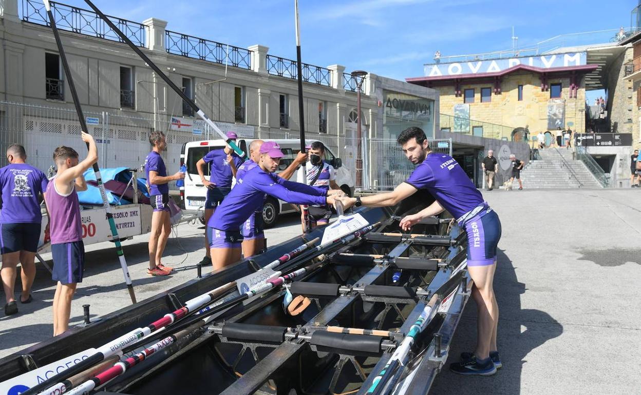 Bandera de la Concha: Santurtzi y Hondarribia, en las calles tres y cuatro