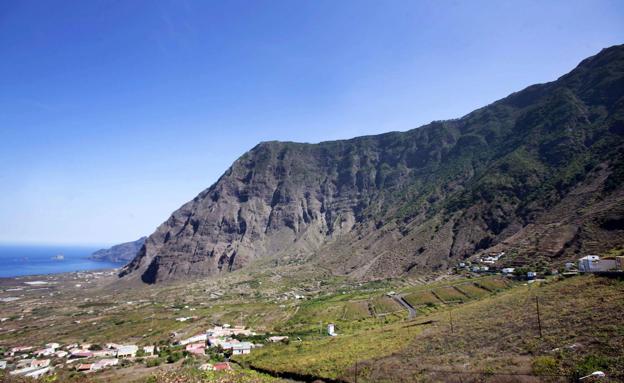 Vista de la zona de Luchón y las lapas, cuyos vecinos tuvieron que ser evacuados en 2011. 