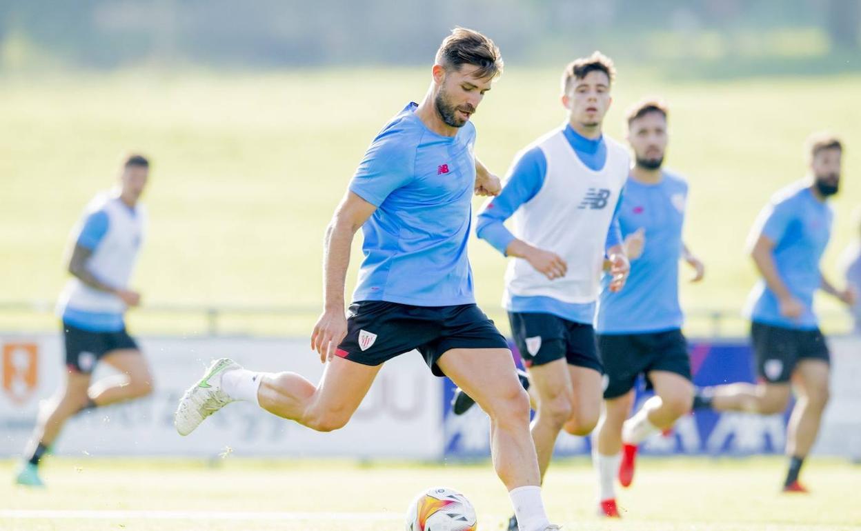 Yeray empezó a entrenarse en pretemporada, pero tuvo que parar a finales de julio. 