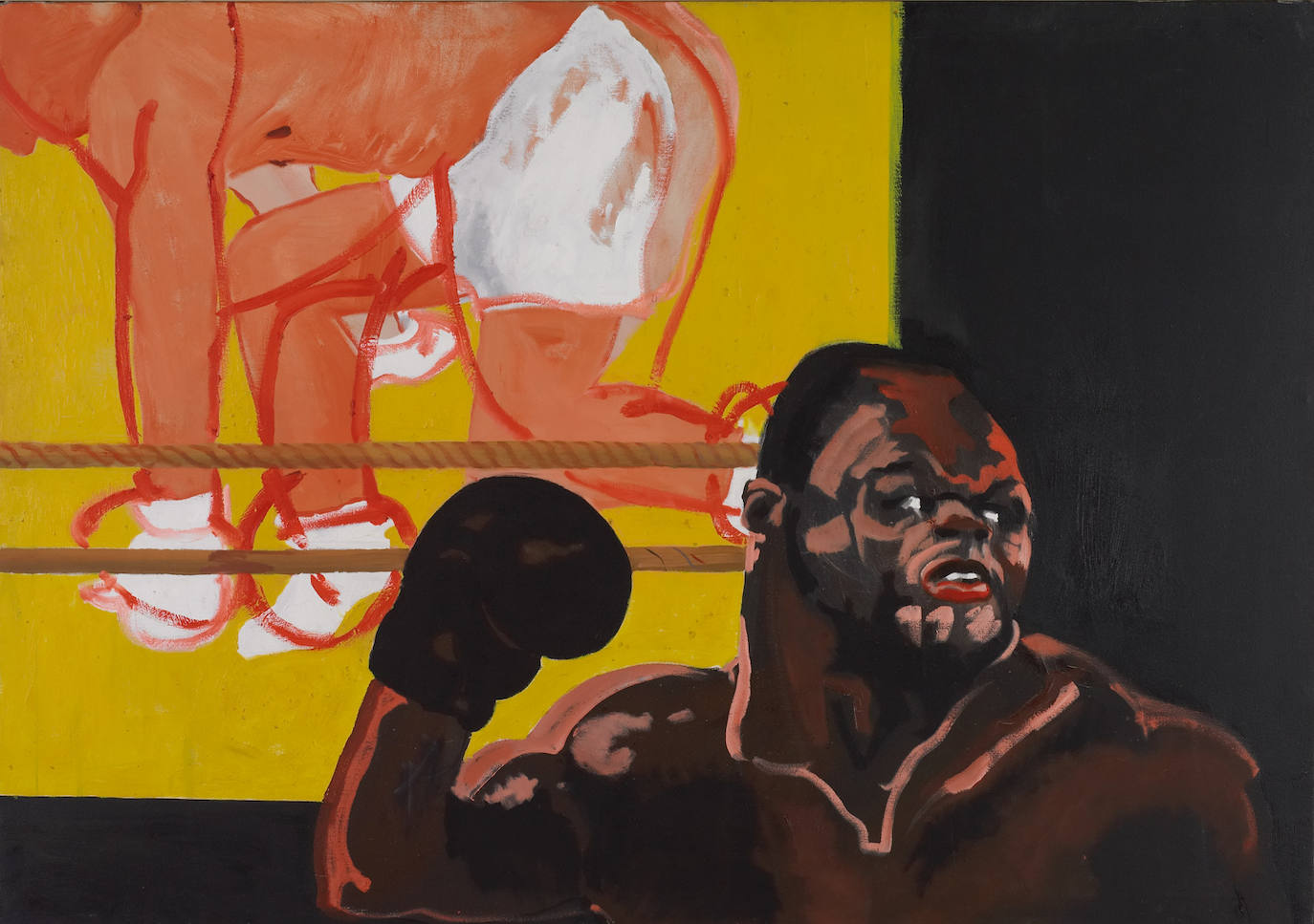 Lienzo/Óleo sin título pintado por José Félix González Placer en 1988.